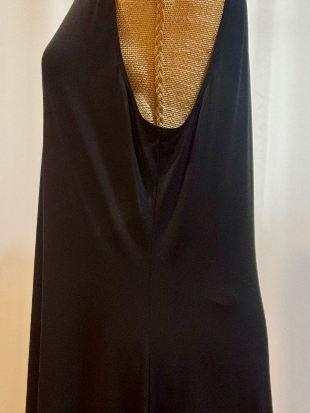 Theory Black Sleeveless Maxi Dress, Elegant style, size L - Picture 9 of 16